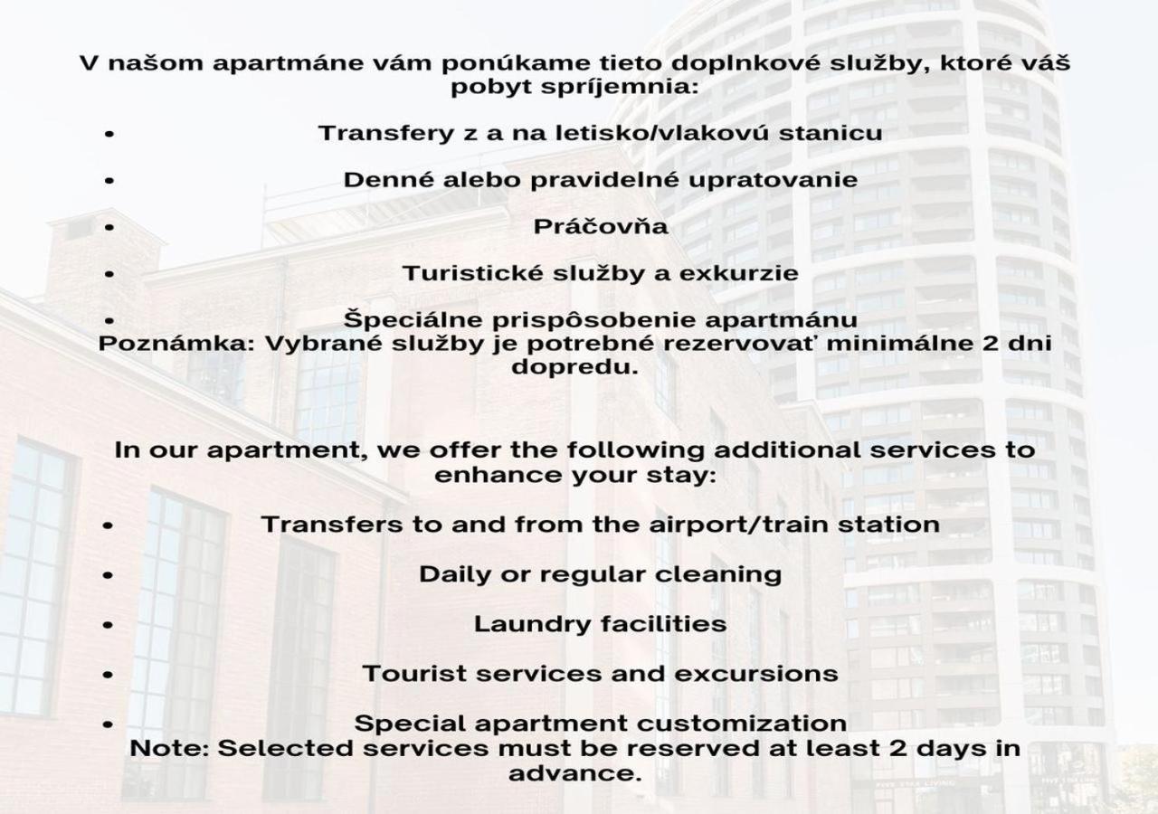 Skau Gajova Family Two Bedroom Apartment With A Terrace Free Parking Bratislava Exterior foto
